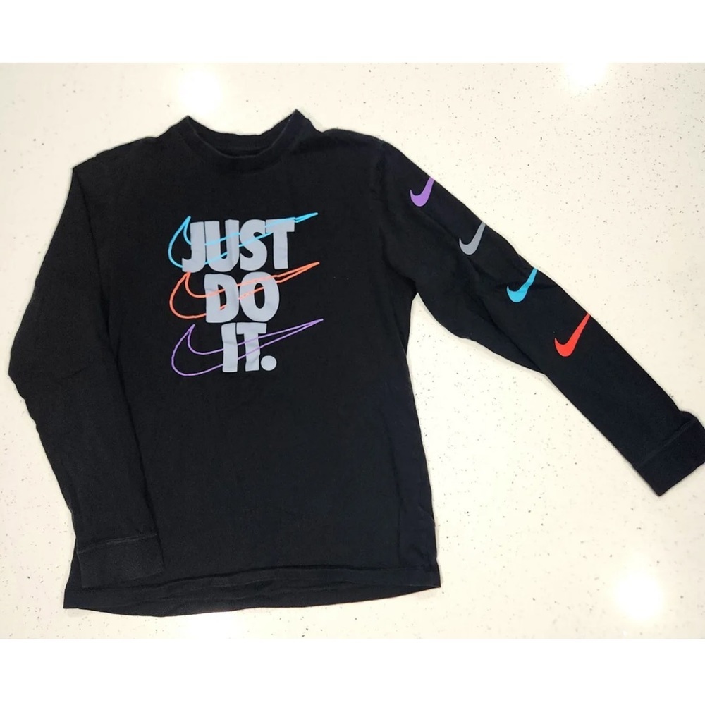 AUTHENTIC NIKE “ AIR Just Do It “ Women’s Long Sleeve Shirt Sz SP